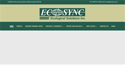 Desktop Screenshot of ecosync.com